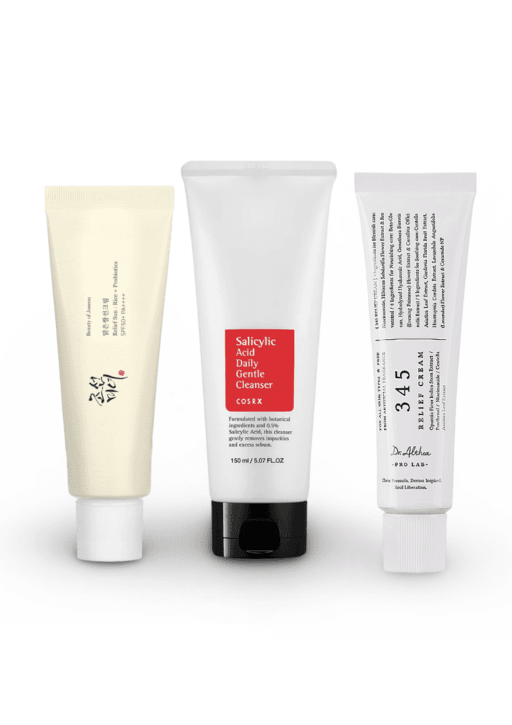 Populiariausių prekių rinkinys (Cleanser + Cream + SPF)