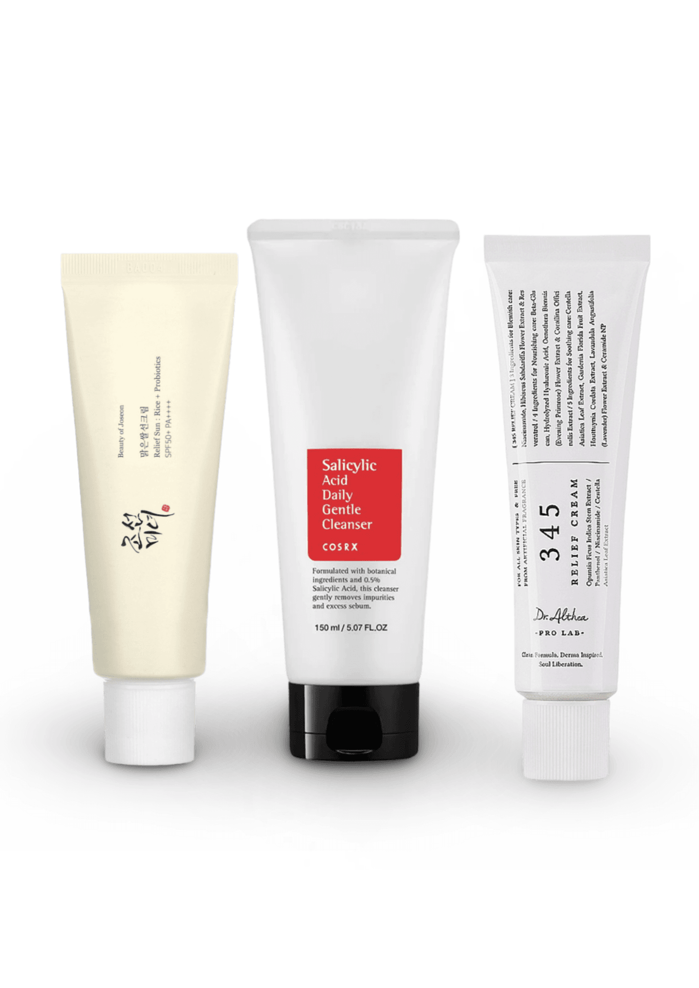 Populiariausių prekių rinkinys (Cleanser + Cream + SPF)