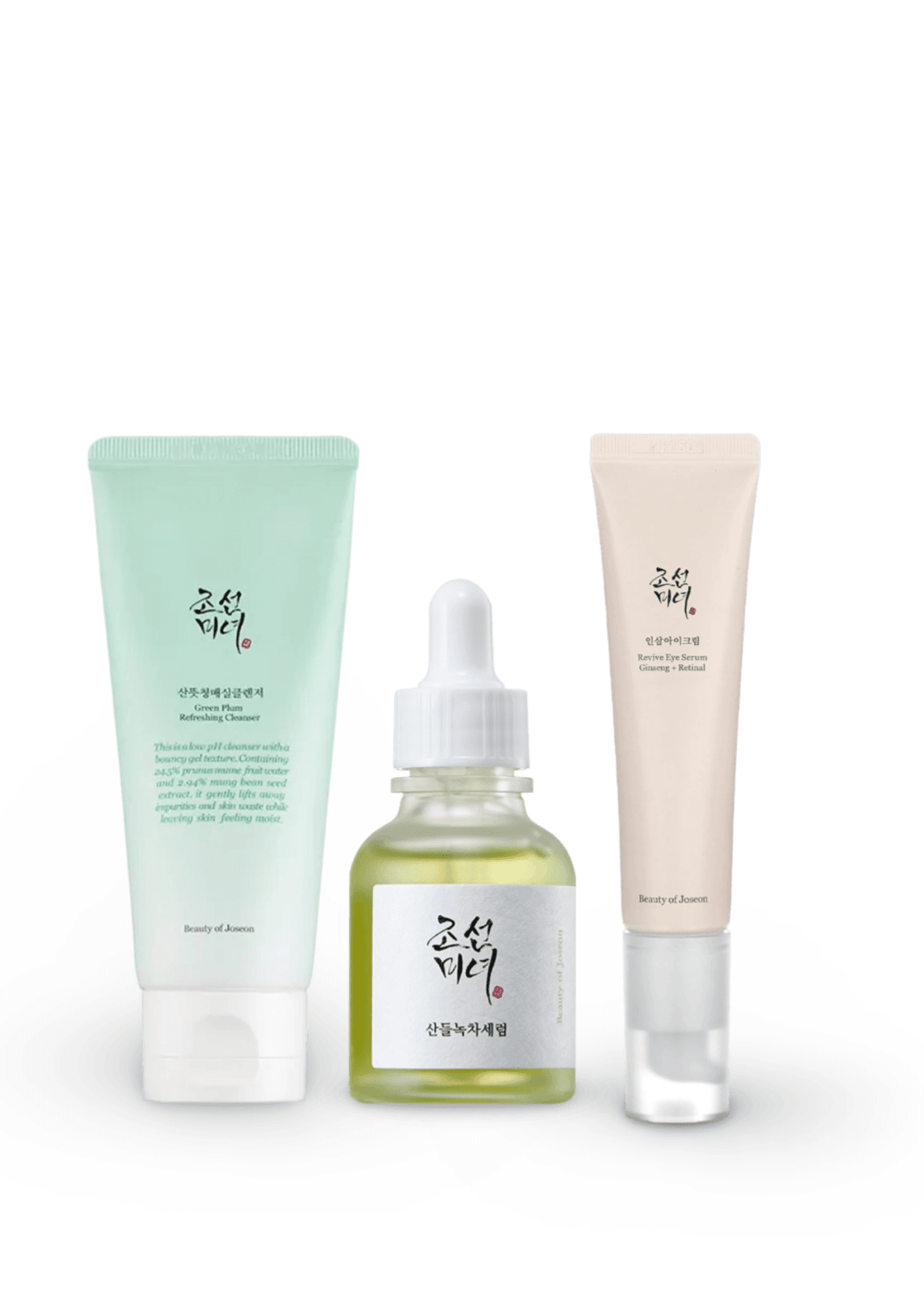 Beauty of Joseon Daily Calm & Revive Rinkinys (Cleanser + Serum + Eye Serum)