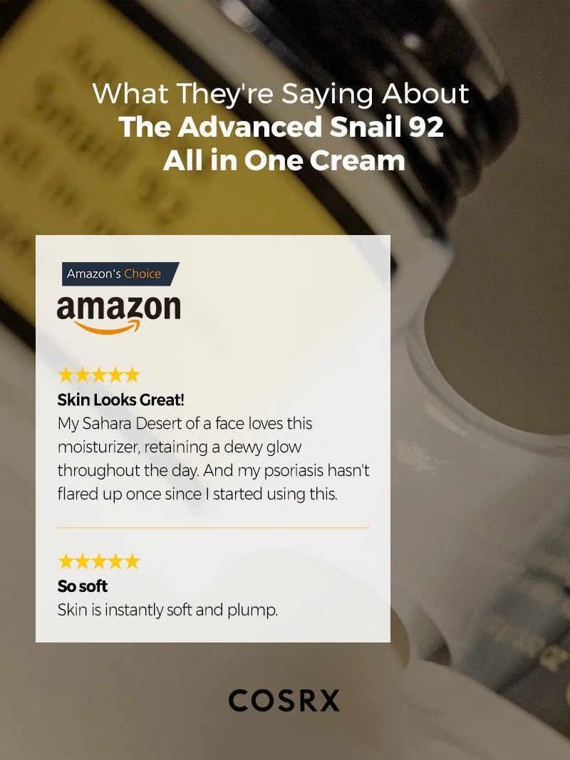 COSRX Advanced Snail 92 All in one Cream veido kremas