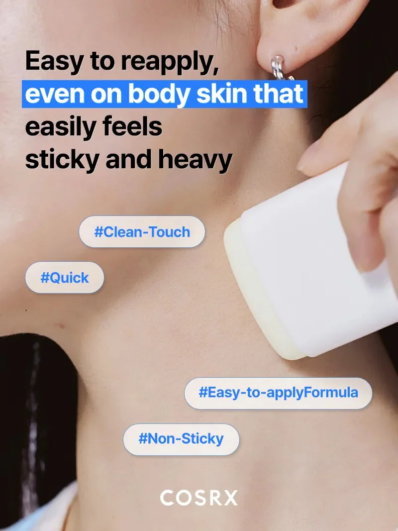 COSRX Airy-Light Invisible Sun Stick pieštukinė apsauga