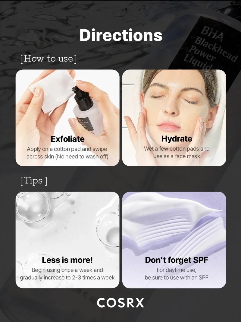 COSRX BHA Blackhead Power Liquid esencija nuo