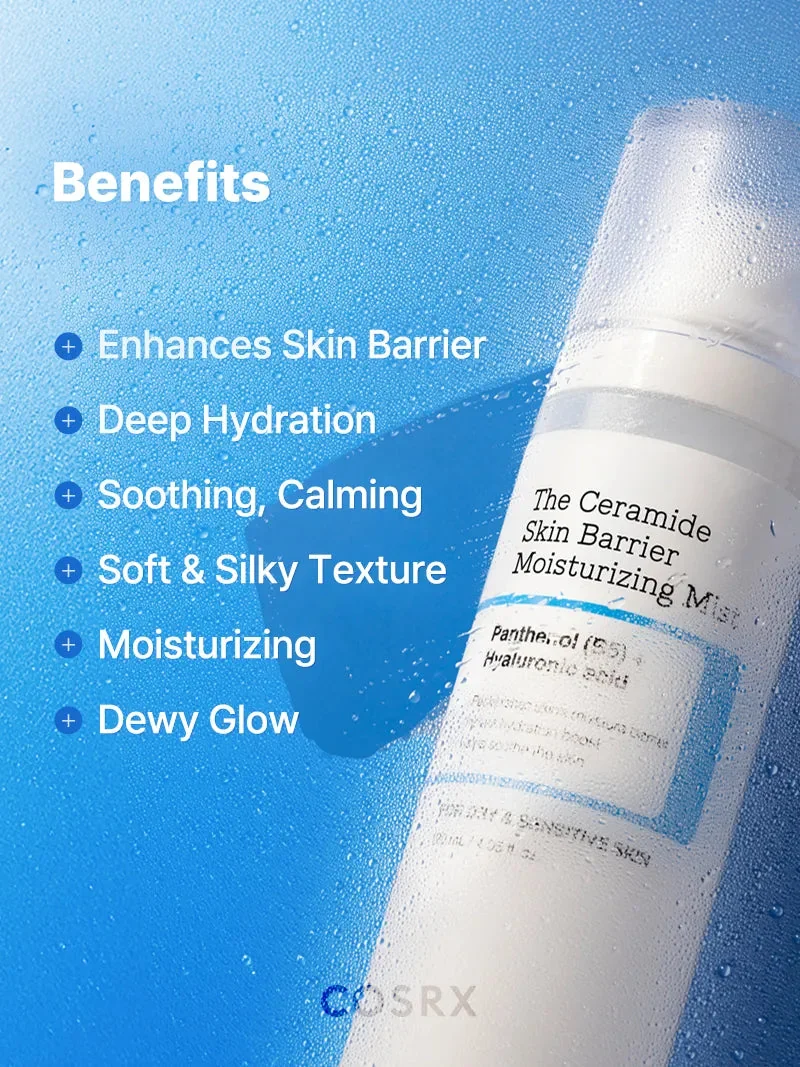 COSRX The Ceramide Skin Barrier Moisturizing Mist veido dulksna
