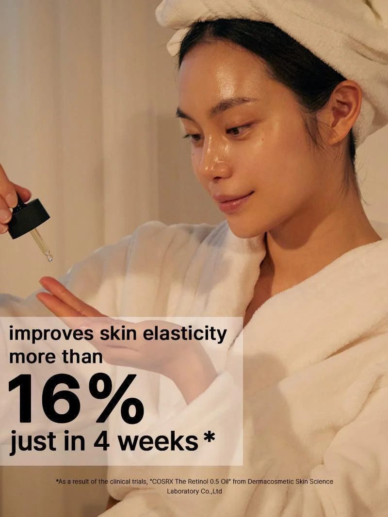 COSRX The Retinol 0.5 Oil aliejinis veido serumas su retinoliu