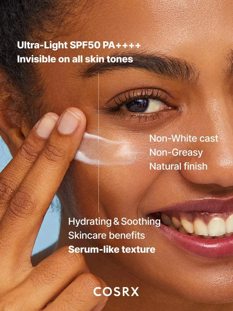 COSRX Ultra-Light Invisible Sunscreen SPF50 PA++++ apsauginis kremas
