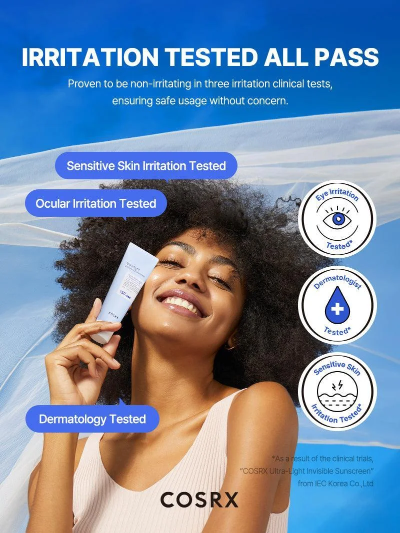 COSRX Ultra-Light Invisible Sunscreen SPF50 PA++++ apsauginis kremas