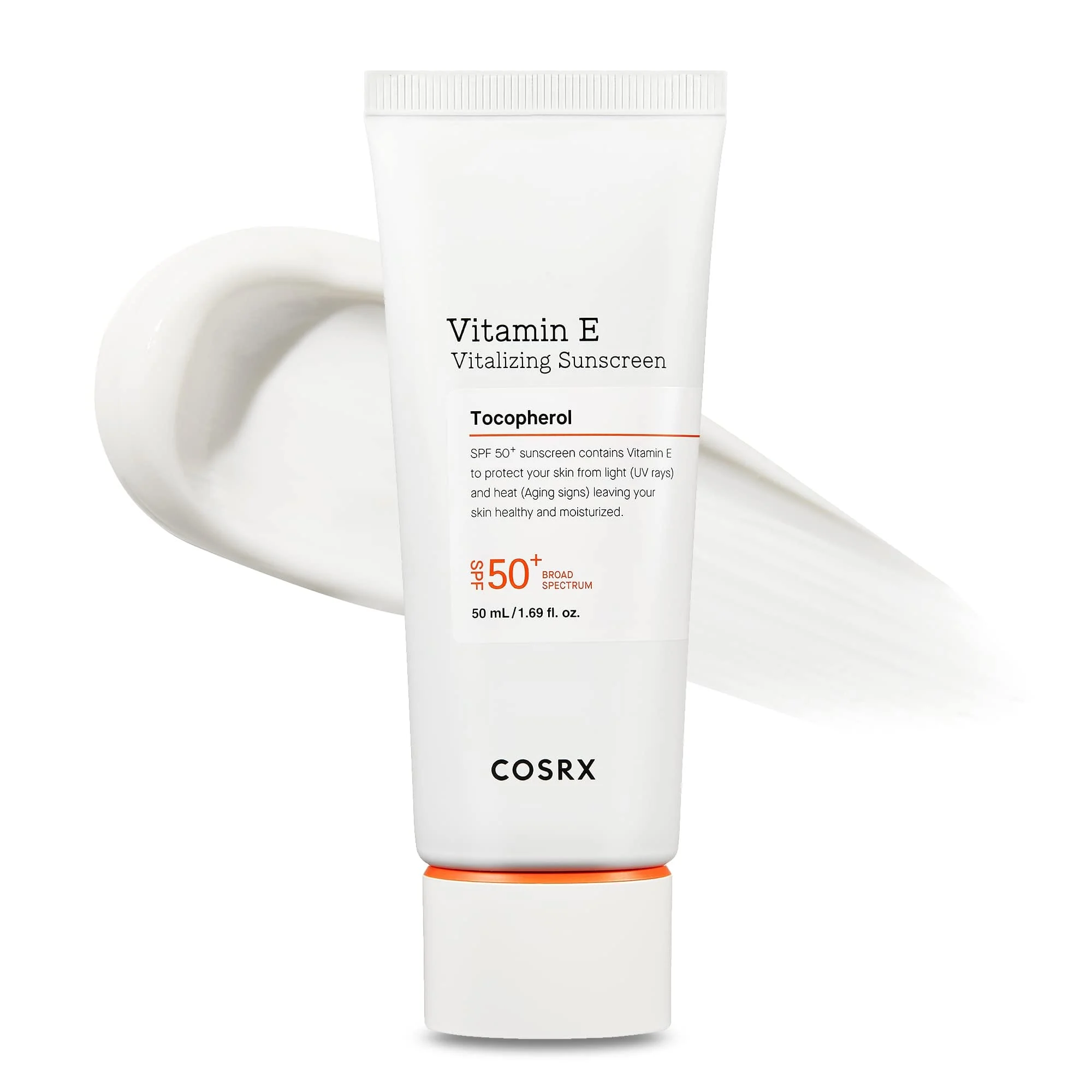 COSRX Vitamin E Vitalizing Sunscreen SPF 50+ apsauginis kremas nuo saulės