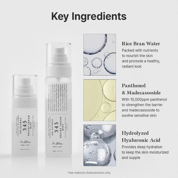 Dr. Althea 345 Relief Cream Mist veido dulksna