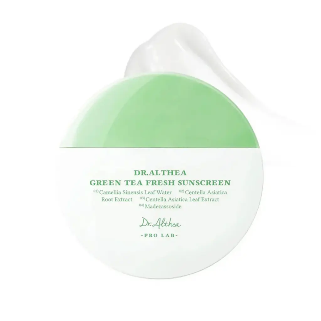 DR. ALTHEA Green Tea Fresh Sunscreen apsauginė priemonė nuo saulės