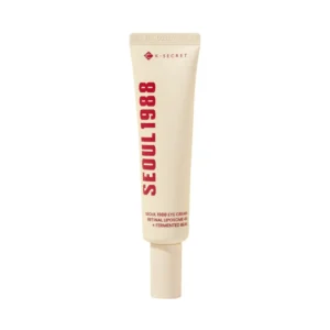 KSECRET SEOUL 1988 Eye Cream : Retinal Liposome 4% + Fermented Bean paakių kremas