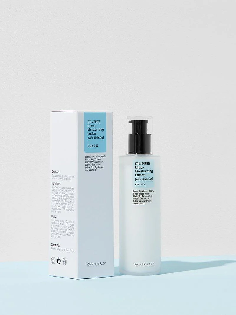 COSRX Oil Free Ultra Moisturizing Lotion veido drėkiklis – losjonas