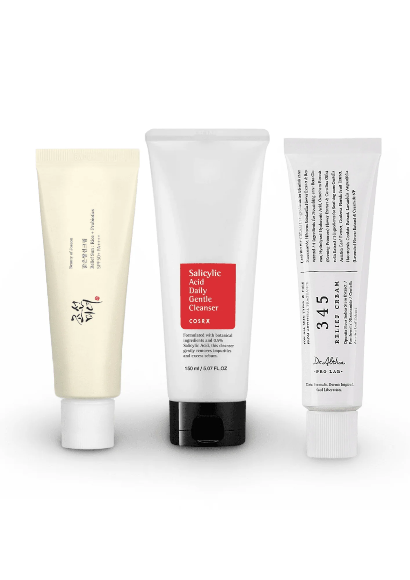 Populiariausių prekių rinkinys (Cleanser + Cream + SPF)