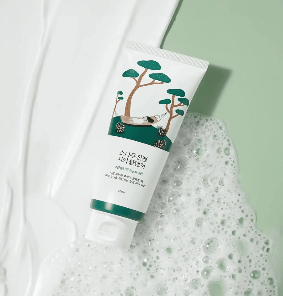 ROUND LAB Pine Calming Cica Cleanser veido prausiklis