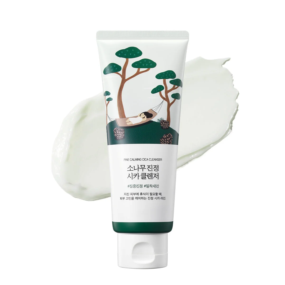 ROUND LAB Pine Calming Cica Cleanser veido prausiklis