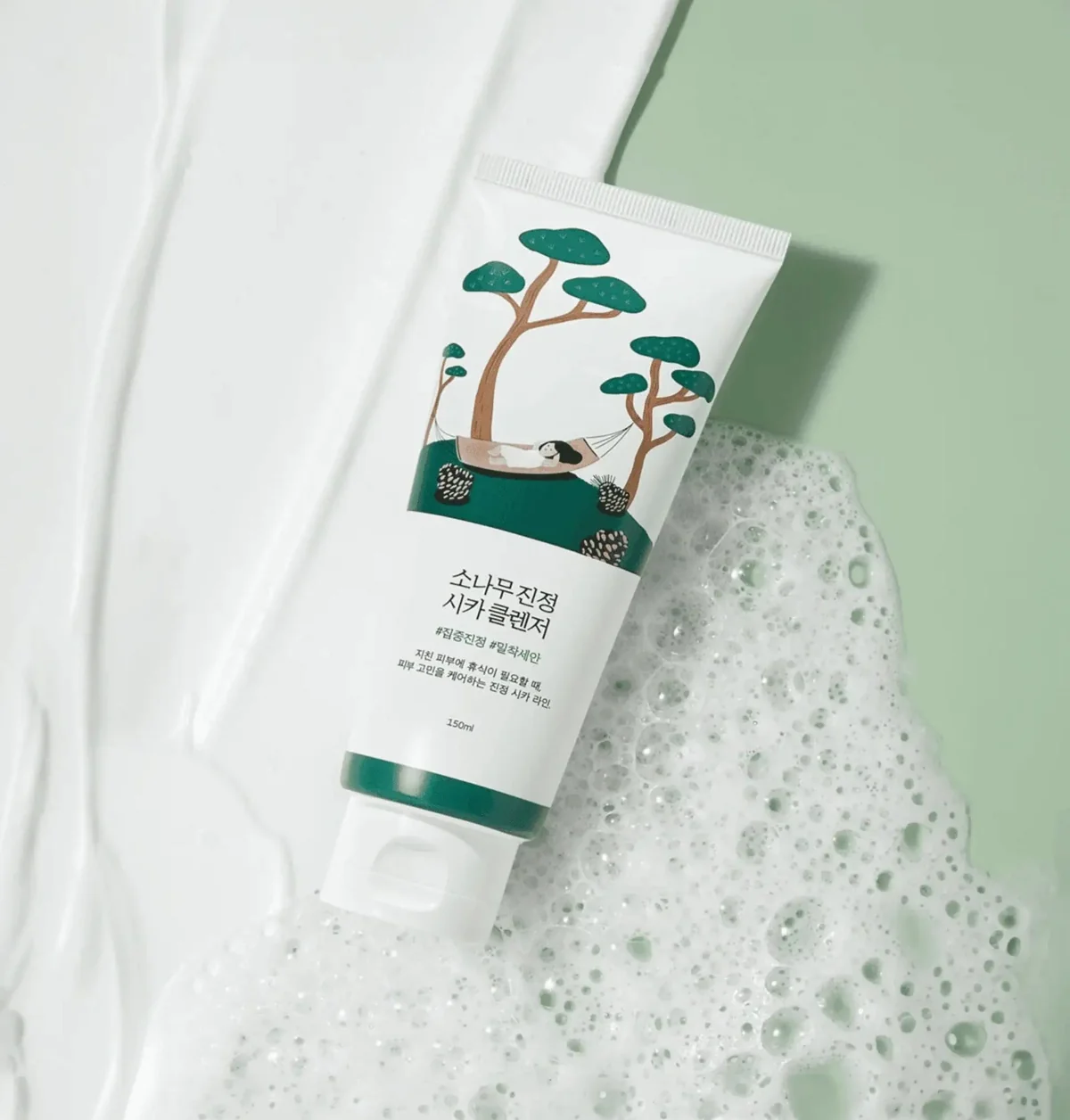 ROUND LAB Pine Calming Cica Cleanser veido prausiklis