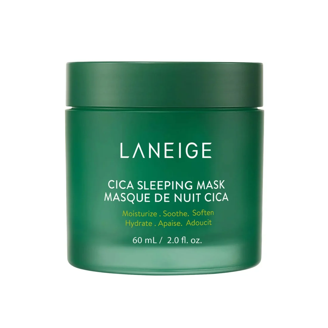 LANEIGE Cica Sleeping Mask naktinė veido kaukė su centele, 60 ml indelis