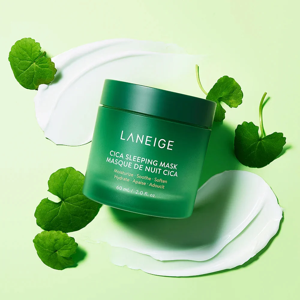 LANEIGE Cica Sleeping Mask ir centella asiatica lapai, 60 ml