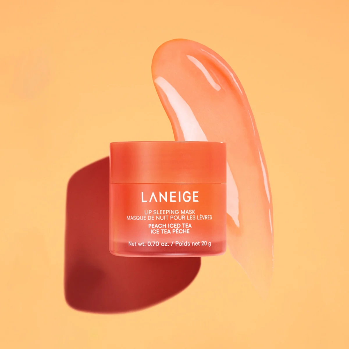 LANEIGE Lip Sleeping Mask EX Peach Iced Tea naktinė lūpų kaukė, 20 g