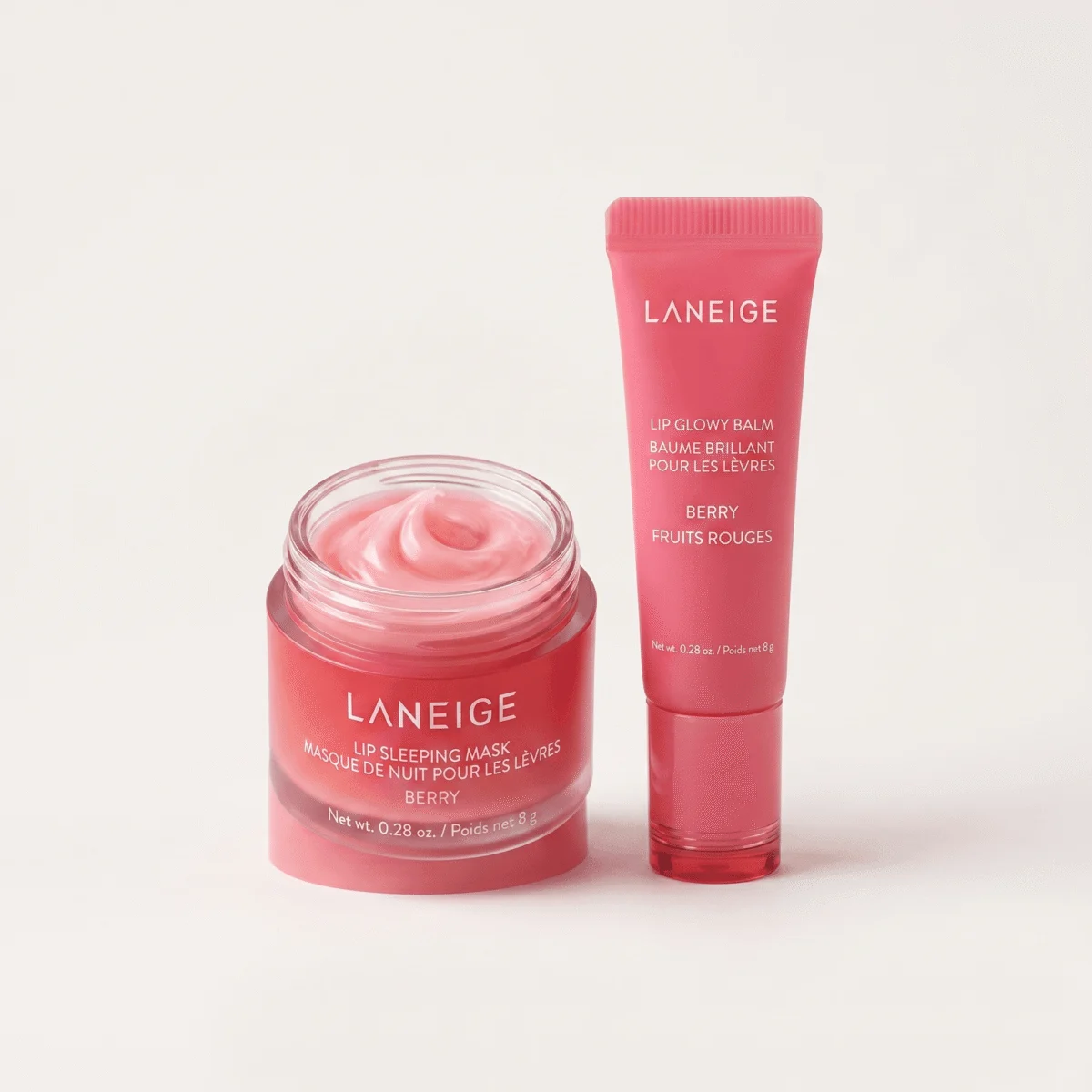 LANEIGE lūpų dovanų rinkinys – naktinė kaukė ir dieninis balzamas